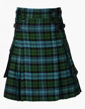 Campbell Tartan Utility Kilt - Front Image