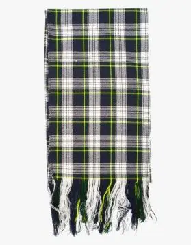 Drees Gordon Tartan Sash with Rough Edges