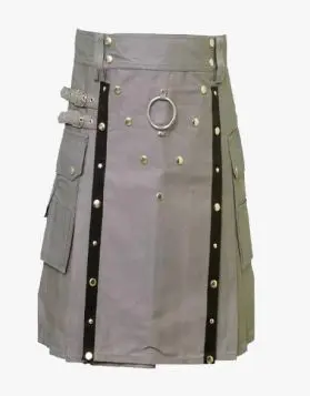GOTHIC GREY UTILITY KILT