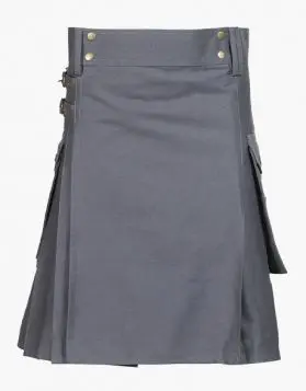 Grey Utility Kilt