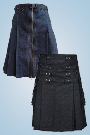 Women's Denim Kilt - Denim kilts & Skirts for Women | The Utility Kilt