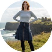 Denim Kilt for Women