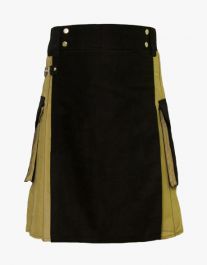 Modern Styling Two Tone Hybrid Kilt - The Utility Kilt