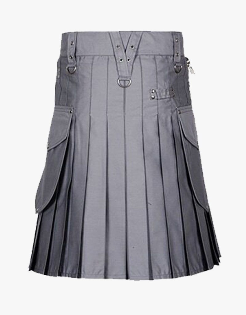 ● OPEN YY ● 25SS PLEATED CARGO POCKET KILT PLEATED CARGO POCKET KILT, WHITE