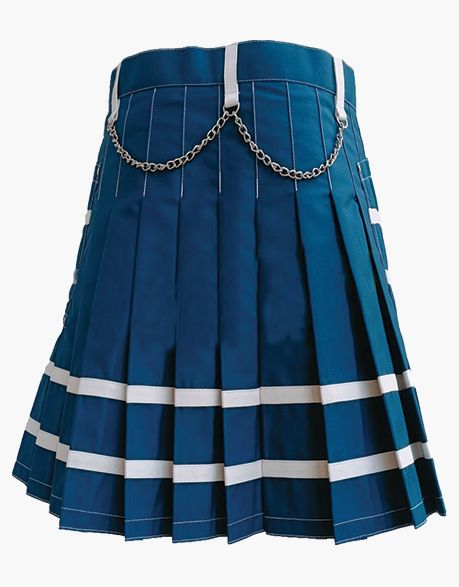 Navy blue kilt skirt best sale