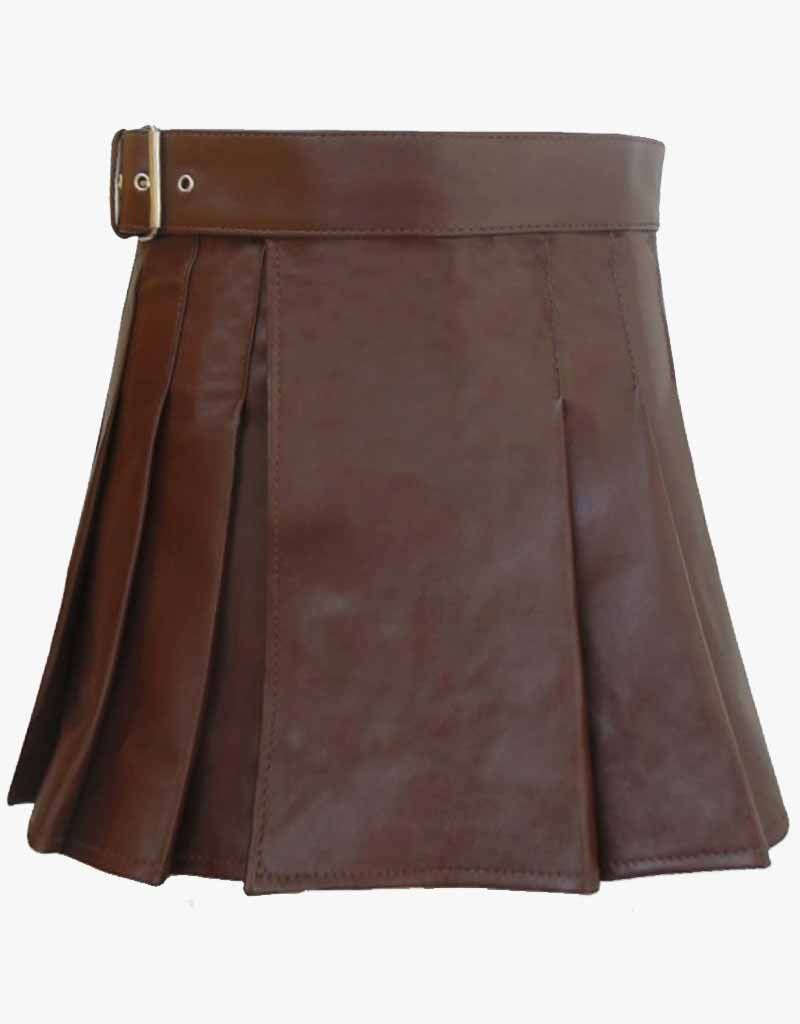 Brown Leather Kilt - The Utility Kilt Offer Best Leather Kilts
