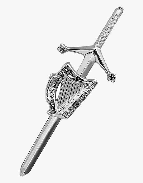 Irish Harp Kilt Pin Custom - The Utility Kilt Pins