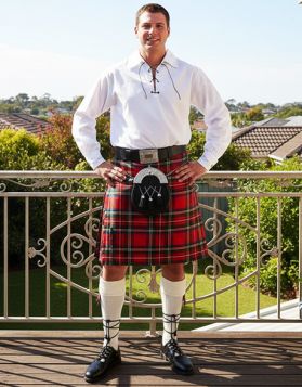 7 Piece Casual Kilt Outfit