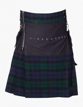 Black Watch Fashion Hybrid Utility Kilt- Front Image
