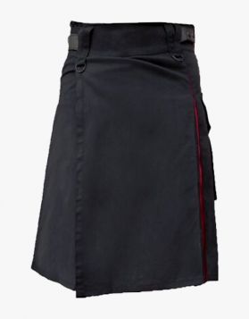 Hybrid Kilt Black and Red for Women