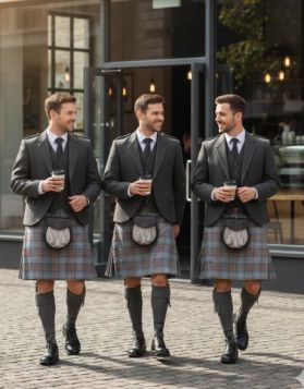 Black Watch Weathered Argyle Kilt Outfit