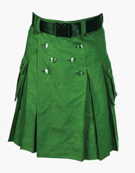 Custom Build Green Contemporary Kilt