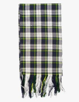 Drees Gordon Tartan Sash with Rough Edges