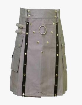 GOTHIC GREY UTILITY KILT