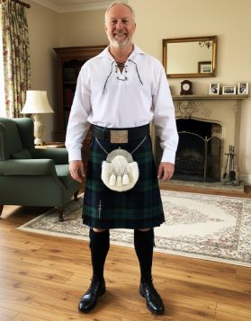Jacobite Ghillie Shirt Casual Kilt Outfit