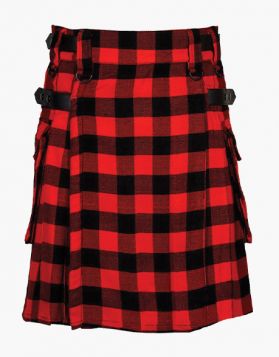 Lautreamont Rob Roy Tartan Utility Kilt - Front Image