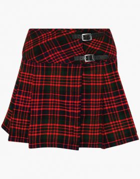 Macdonald Tartan Mini Skirt Kilt- Front Image