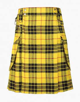 Macleod of Lewis Tartan Cargo Utility Kilt- Front Image