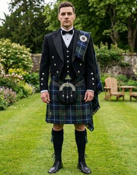 Macrae Hunting Modern Tartan Kilt Outfit