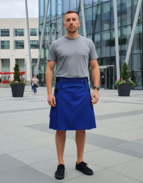 Royal Blue Deluxe Kilts