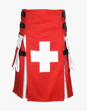 Swiss Flag Utility Tactical Kilt