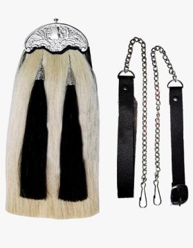  WHITE HORSE HAIR SPORRAN