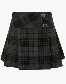 Women's Night Watch Tartan Skirt Kilt- Front Image 