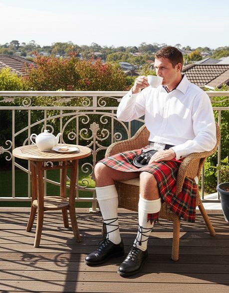7 Piece Casual Kilt Outfit | Perfect for Scottish Look