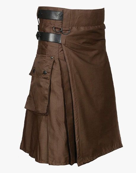 Lautreamont custom brown Utility kilt - Get New Look - TUK