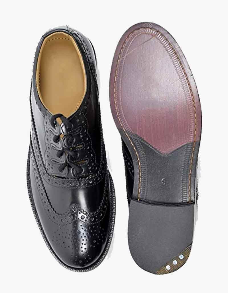 Executive Ghillie Brogue Leather Shoes - Pure Leather Used